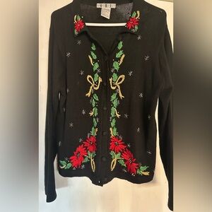 Very Merry Vintage Christmas Cardigan